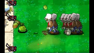 Plants vs Zombies:All kinds of plants, 15 VS's and 15 iron bucket zombies. Who can win?