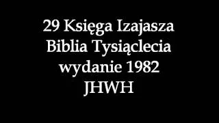 29 Księga Izajasza