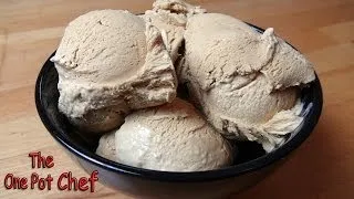 Super Simple Coffee Ice Cream | One Pot Chef