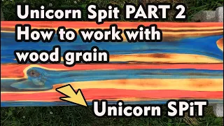 Unicorn Spit PART 2 - How to apply on wood - DIY create something Beautiful!