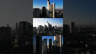 Exclusive Drone Tour of Frankfurt #skyline  #dji #drone #germany