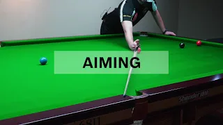 AIMING: Middle of the Pocket | Snooker Tutorial for Beginners