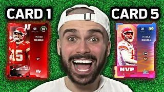 Scoring A Touchdown With EVERY Patrick Mahomes Card!