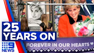 World remembers Princess Diana on the 25th anniversary of her death | 9 News Australia