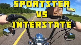 Can the Sportster 1200 Handle the Interstate? | Motovlog XL1200C