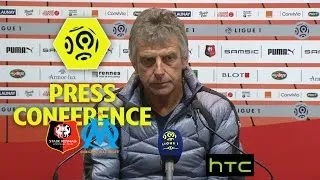 Press Conference Stade Rennais FC - Olympique de Marseille (3-2) - 2016/2017