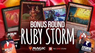 Budget Legacy! Ruby Storm Combo — Burning Wish, Bonus Round, & Ruby Medallion | Magic: The Gathering
