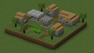 Mini Village Biome in Minecraft