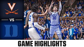 Virginia vs. Duke Game Highlights | 2023-24 ACC Men's Basketball