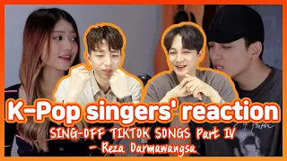 🇰🇷🇮🇩K-Pop singers' reaction. SINGOFF TIKTOK SONGS Part IV | Reaction by Koreans | EP32