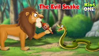 English Cartoon Stories | The Evil Snake Story | Cartoon Moral Stories | English Fairy Tales