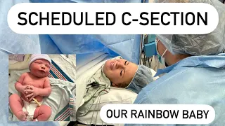 SCHEDULED REPEAT C-SECTION | BIRTH VLOG | BIRTH OF OUR RAINBOW BABY | Alyssa Middaugh