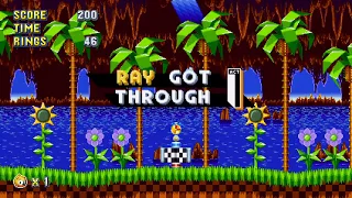 Sonic Mania Green Hill Zone Act 1 35.62 w/Ray (PC)