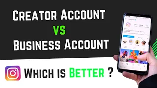 Instagram Creator Vs Business Account !🔥 Business or Creator Which is Best in 2022