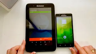 Lenovo IdeaTab A3300 vs Lenovo A536 incoming & outgoing calls & on hold