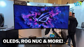 CES 2024 - Hands on with new ASUS OLEDs, ROG NUC & More!