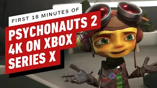 Psychonauts 2: The First 18 Minutes On Xbox Series X (4K 60FPS)