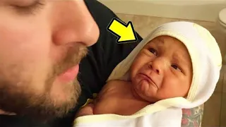 Baby sieht seinen Vater panisch ins Gesicht – Der Grund ist Schrecklich!