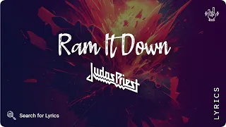 Judas Priest - Ram It Down (Lyrics video for Desktop)