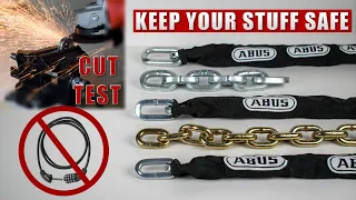 Don't Buy a Security Chain Before Watching This Comparison!  Abus vs Pewag vs Everbilt