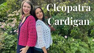 Crochet Cardigan Tutorial // Cleopatra Cardigan // Ophelia Talks Crochet