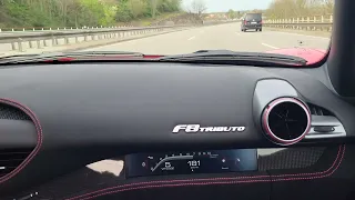 Ferrari  f8 tributo  autobahn  .