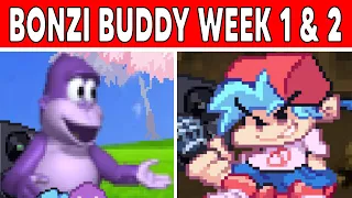 FNF vs Bonzi Buddy Revenge Week 1 & 2 Full Week + Cutscenes + Ending (FNF Mods)