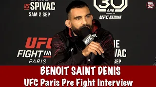 Benoit Saint Denis ‘Ready to get Knocked the F*** out’ & willing to take risks in the UFC Paris