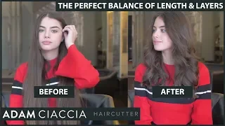 How to Create the perfect Long Layered Cut on Episode #49 of HairTube© with Adam Ciaccia