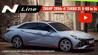 Hot All-New 2022 Hyundai Elantra N gets 286HP 6-speed Manual & 0-60MPH in 5s