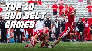 Top 10 Sun Belt Games of the 2020-21 College Football Season! // College Football Highlights