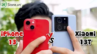 So sánh iPhone 13 vs. Xiaomi 13T: Cùng 10 TRIỆU, máy nào ngon hơn? | 24hStore