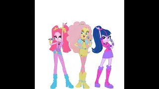 My Little Pony Eqestria Girls | The dazzlings speedpaint | Painted by ibis paint | Painted by me |