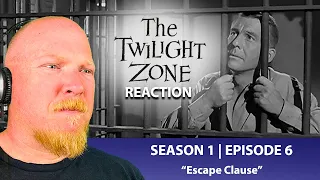 THE TWILIGHT ZONE (1959) | FIRST TIME WATCHING | Season 1 Episode 6 | Escape Clause