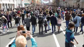 Victory Day (9th of May) in Saint Petersburg.