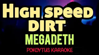 High Speed Dirt 🎤 Megadeth (karaoke) #minusone  #lyrics  #karaoke  #lyricvideo