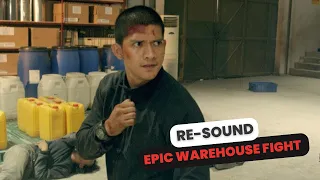 The Raid 2 (Iko Uwais) - EPIC WAREHOUSE FIGHT【RE-SOUND🔊】