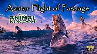 Avatar Flight of Passage with Queue On Ride 4K POV Disney's Animal Kingdom  2024 03 14