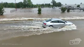 7-13-2023 Louisville, MS Flash Flood Emergency - Water Rescue- Homes flooded