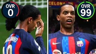 RONALDINHO 0 OVERALL OLDU! // HER GOL +1 OVERALL ARTIYOR! // FIFA 23 KARİYER MODU