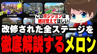 【神アプデ】大幅改修された全ステージを徹底解説するメロン【メロン/スプラトゥーン3/切り抜き】