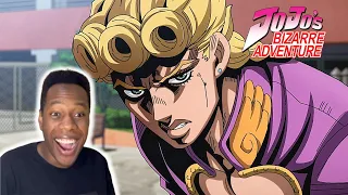 So This Is Giorno! Golden Wind Ep 1 & 2 Live REACTION | JoJo's Bizarre Adventure Part 5