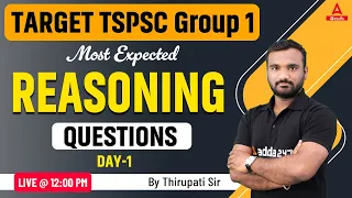 TSPSC Group 1 2024 | TSPC Group 1 Reasoning Expected Questions Explanation in Telugu #1