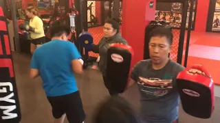 Boxing class at UFC Gym