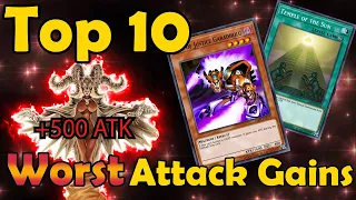 Top 10 Worst Attack Gain Cards in Yugioh