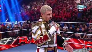 Cody Rhodes habla de su victoria sobre Brock Lesnar en Backlash - WWE Raw 08/05/2023 (En Español)