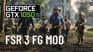 FSR 3 Frame Generation Mod on Red Dead Redemption 2 | GTX 1050 TI + i5 7400 Edition