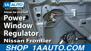 How to Replace Window Regulator 98-04 Nissan Frontier