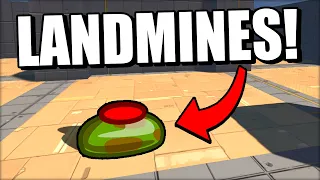 I Built a Maze and Filled it With LANDMINES to Troll my Friends! (Scrap Mechanic Multiplayer)