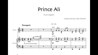 Prince Ali (Alladin) - Violin and piano version